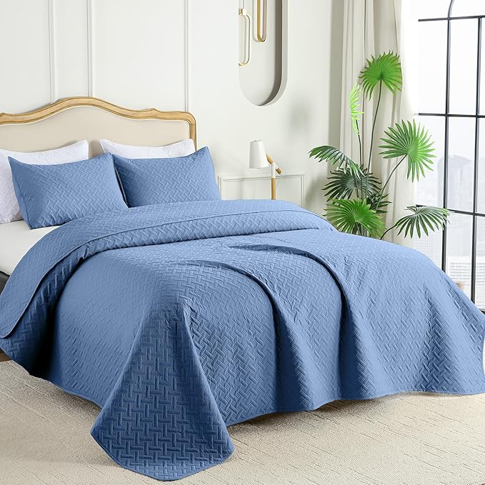 Microfiber Quilt Set - Twin