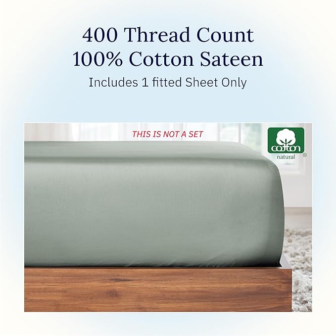 100% Cotton Fitted Sheet - Full