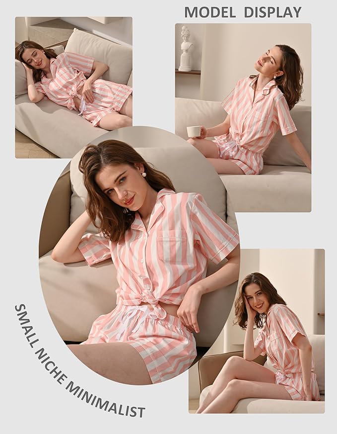 Women's 100% Cotton Pajama Set - 2 Piece