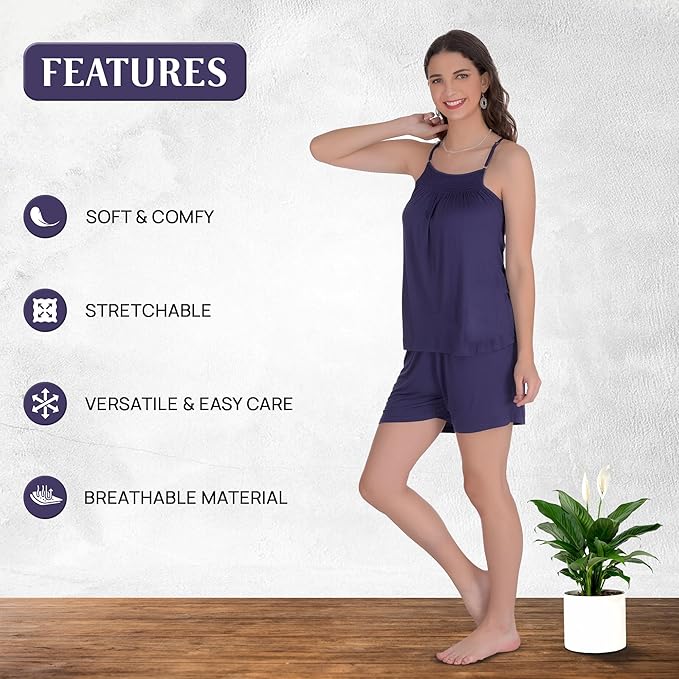 Women's Bamboo Pajama Set - 2 Piece