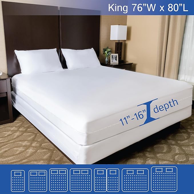 Waterproof Mattress Protector - King