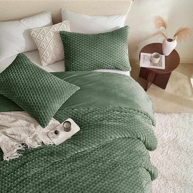 Flannel Comforter Set - King - 3 Piece