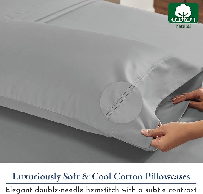 100% Cotton Pillowcase - King