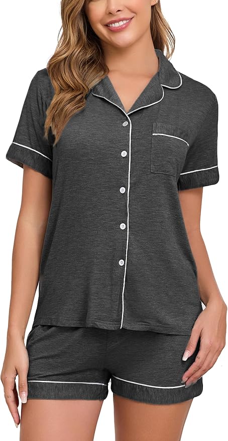 Pajama Set - Short Sleeve - 2 Piece