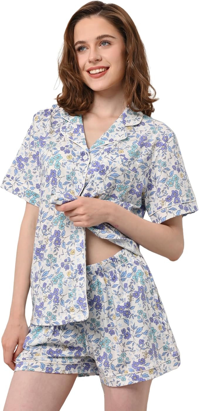 Women's 100% Cotton Pajama Set - 2 Piece