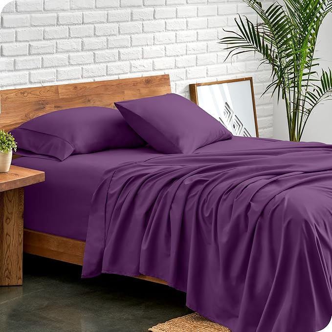 Microfiber Bed Sheet Set - Full - 4 Piece