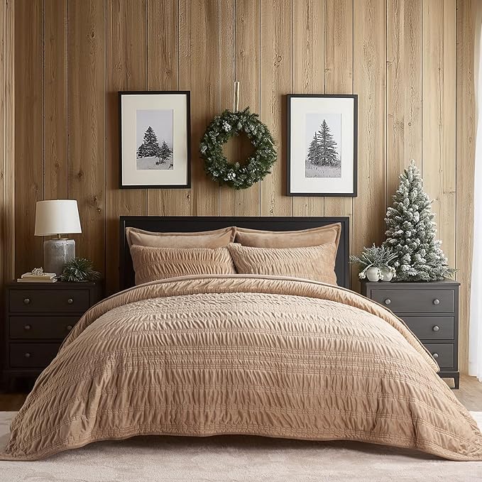 Velvet Quilt Set - King