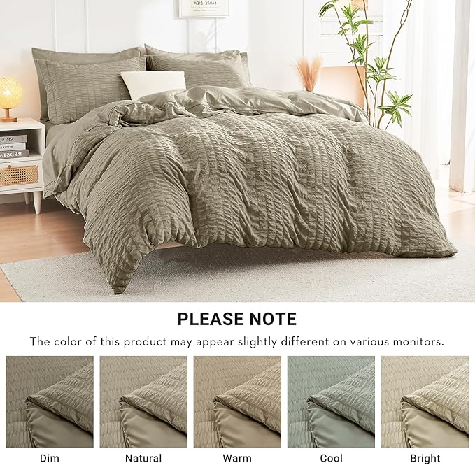 Linen Comforter Set - Twin - 5 Piece