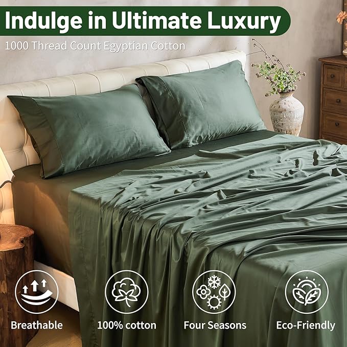 Fitted Sheet - Queen - 4 Piece