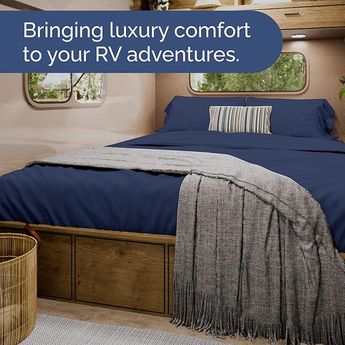 Cooling Bed Sheet Set - Queen - 4 Piece