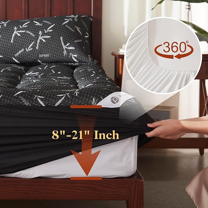 Waterproof Mattress Topper - Twin XL - 22 in Deep Pocket