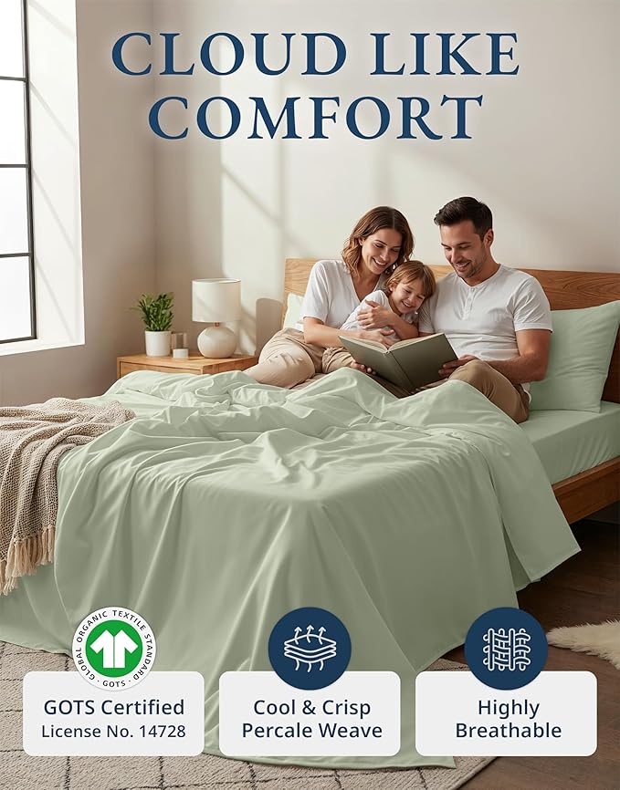 Linen Bed Sheet Set - Full - 4 Piece