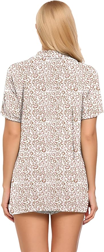 Women's Pajama Set - Short Sleeve - 2 Piece