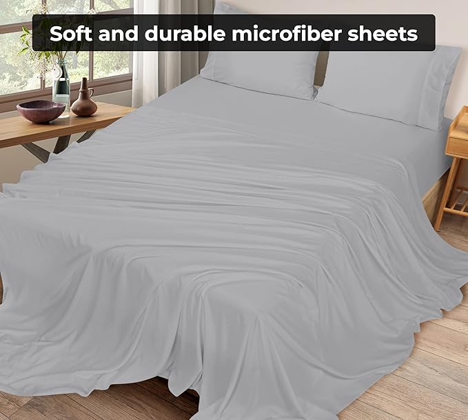 Microfiber Flat Sheet - King