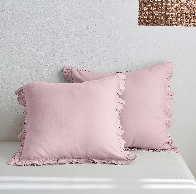 Linen Pillowcase Set - 26 x 26 in - 2 Piece