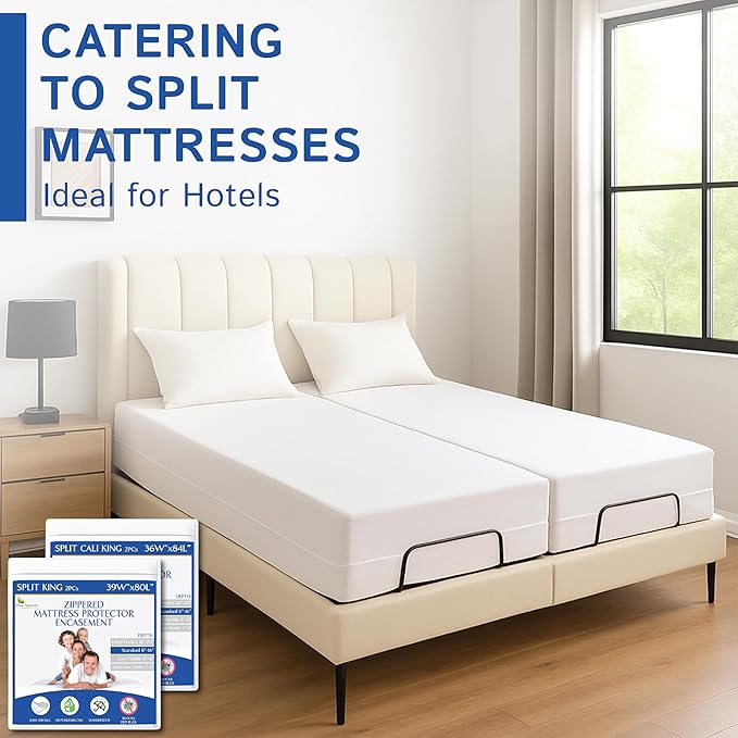 Waterproof Mattress Protector - Queen - 2 Piece