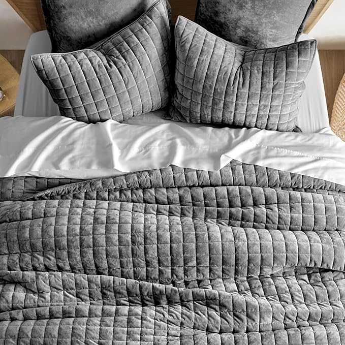 Velvet Quilt Set - Queen