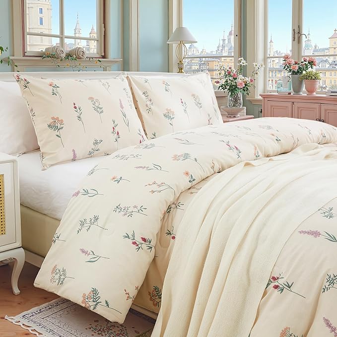 Linen Duvet Cover Set - Full - 3 Piece