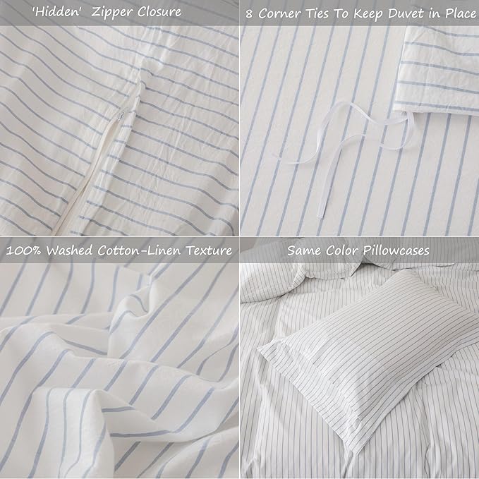 Linen Duvet Cover Set - King