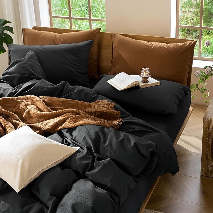 Linen Duvet Cover Set - Queen