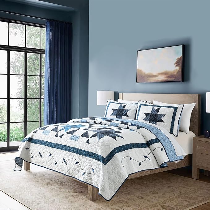 100% Cotton Quilt Set - Queen