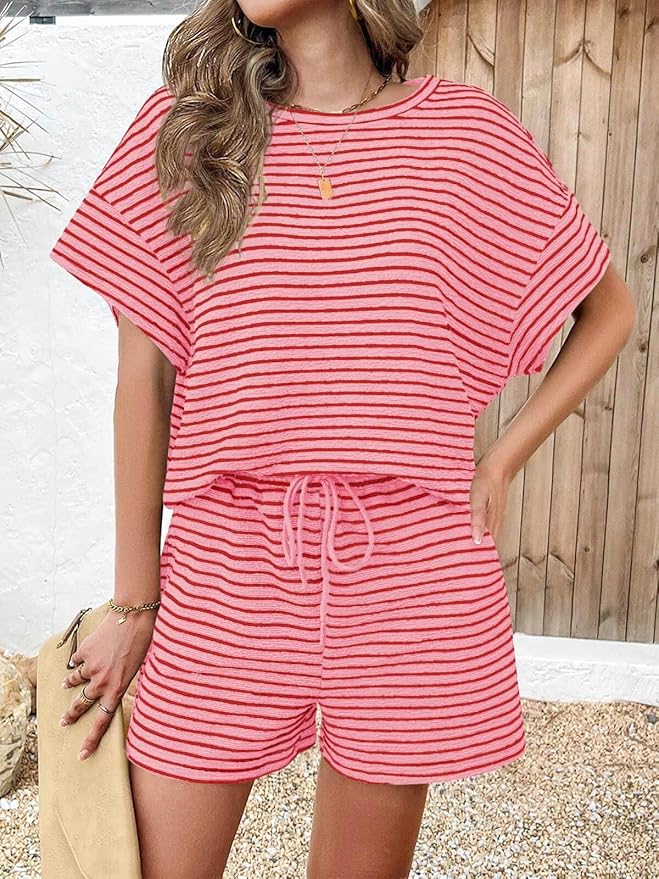 Shorts Pajama Set - Short Sleeve - 2 Piece