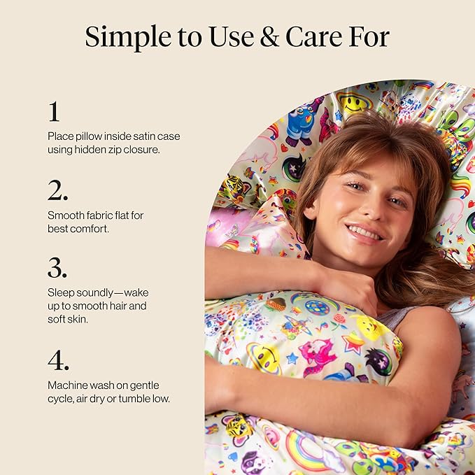 Satin Cooling Pillowcase - King