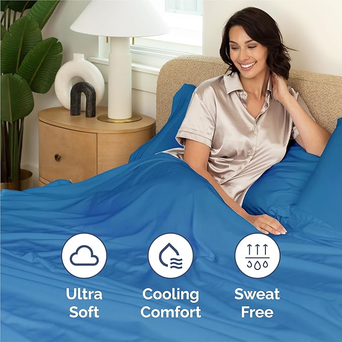 Cooling Bed Sheet Set - King - 4 Piece