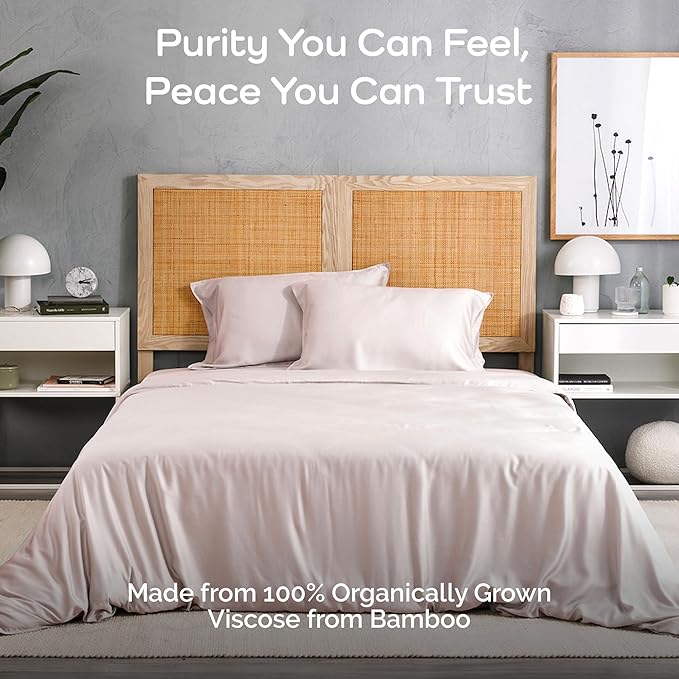Bamboo Cooling Duvet Cover Set - King - 3 Piece