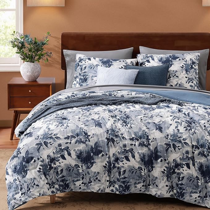 Velvet Comforter Set - Queen - 7 Piece