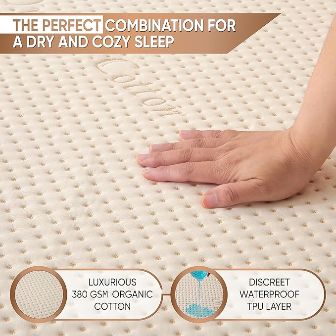 Jersey Waterproof Mattress Protector - Twin