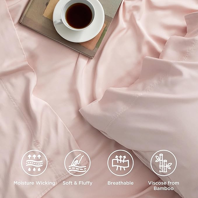 Bamboo Cooling Bed Sheet Set - Twin