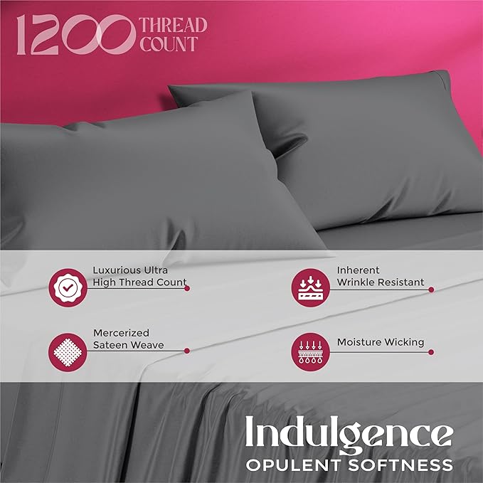 Linen Pillowcase Set - King - 2 Piece