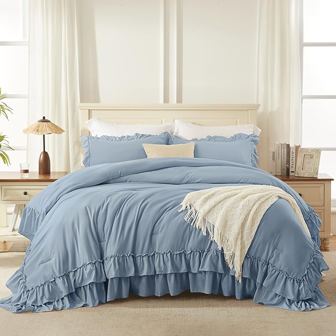 Microfiber Comforter Set - California King - 104 x 96 in - 3 Piece