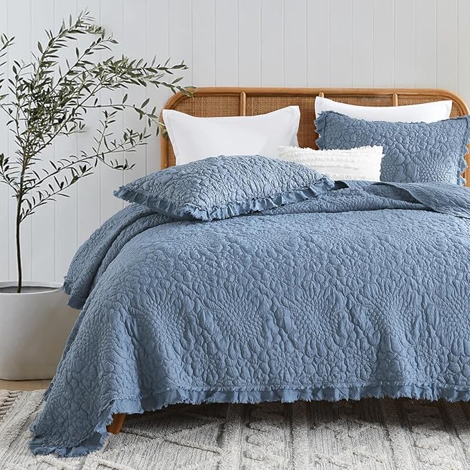Microfiber Quilt Set - King - 3 Piece