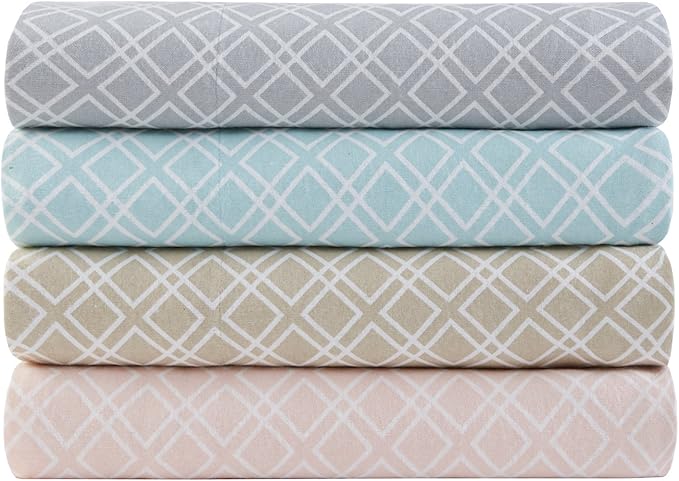 Flannel Bed Sheet Set - Full - 4 Piece