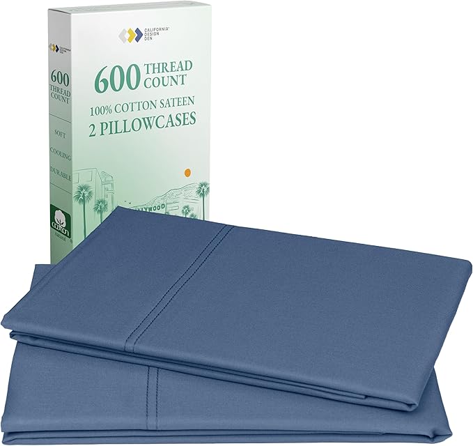 100% Cotton Pillowcase Set - Queen - 2 Piece