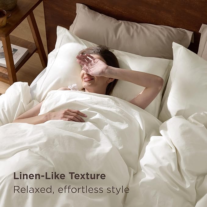 Linen Duvet Cover Set - King - 3 Piece