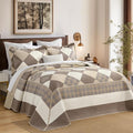 100% Cotton Bedding Set - King - 3 Piece
