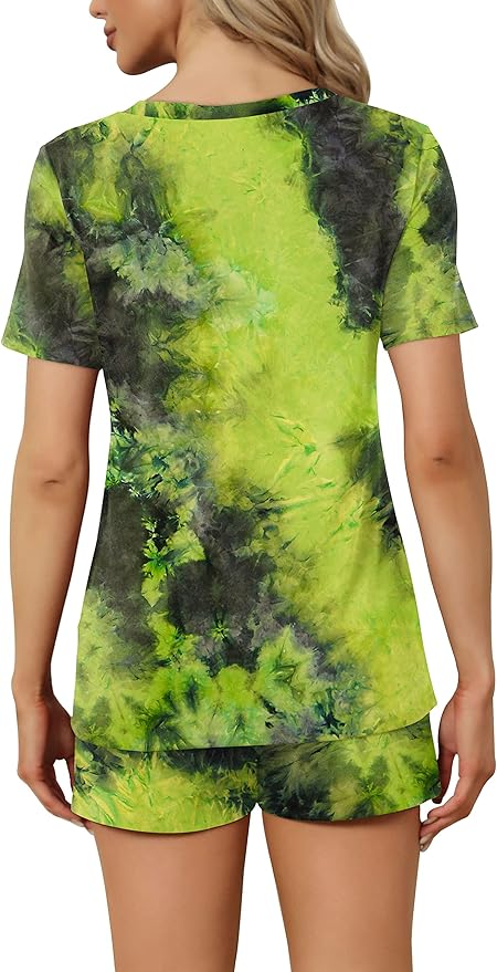 Women's Pajama Set - Short Sleeve - 2 Piece