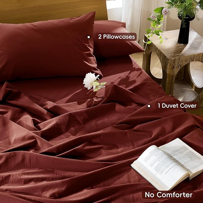 Linen Duvet Cover Set - King