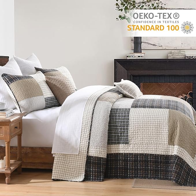 100% Cotton Bedding Set - California King - 3 Piece