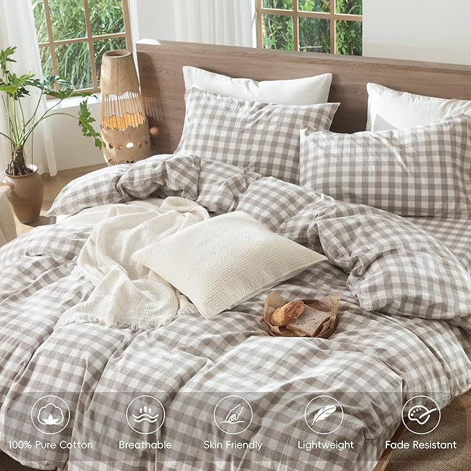 Linen Duvet Cover Set - King