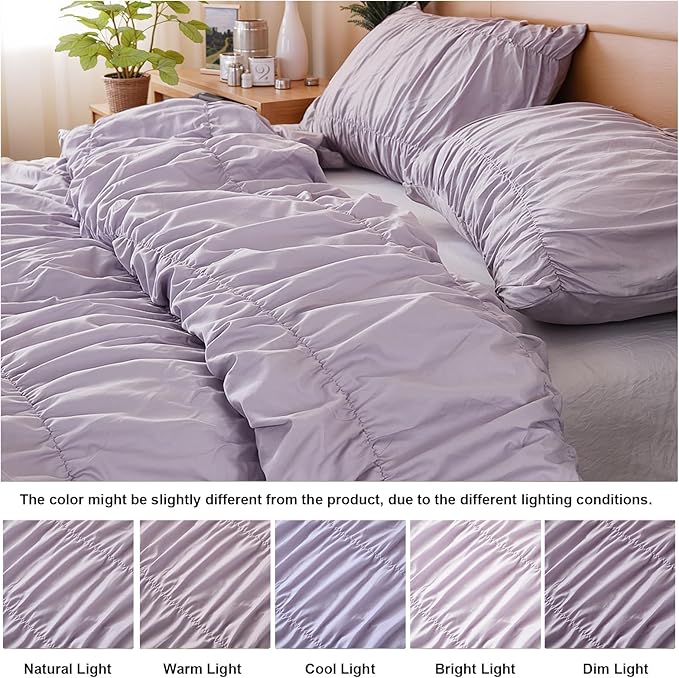 100% Cotton Comforter Set - King - 3 Piece