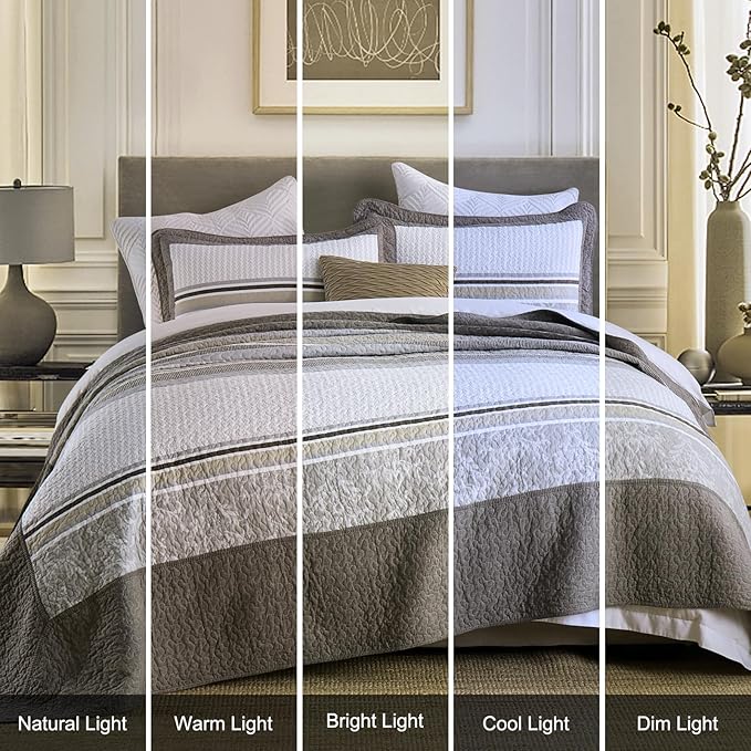 100% Cotton Bedding Set - Queen - 3 Piece