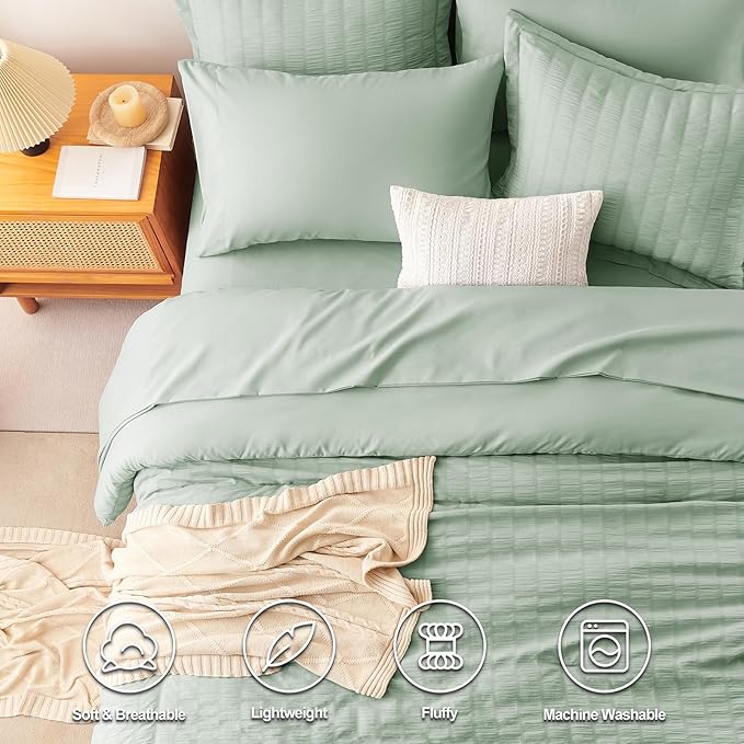 Down Alternative Comforter Set - King - 7 Piece