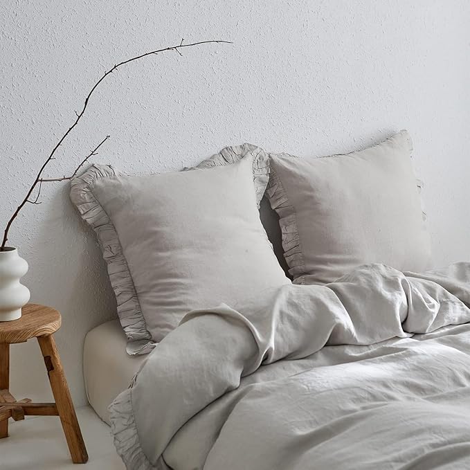 Linen Pillowcase Set - 26 x 26 in - 2 Piece