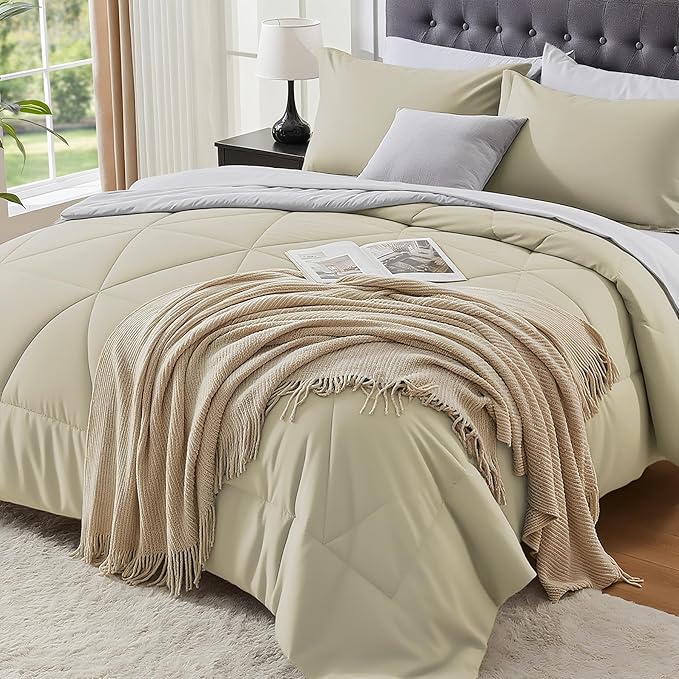 Microfiber Comforter Set - Full - 7 Piece