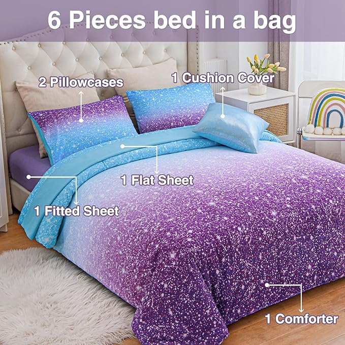 Comforter Set - Twin - 6 Piece