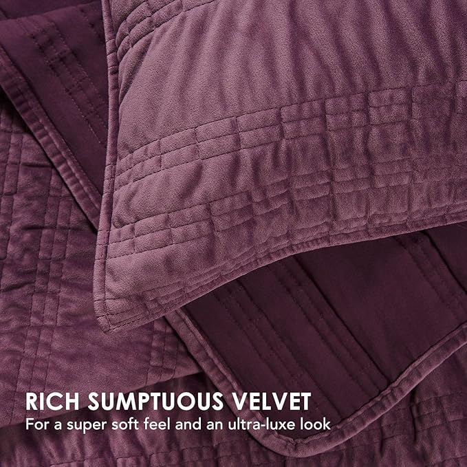 Velvet Quilt Set - King
